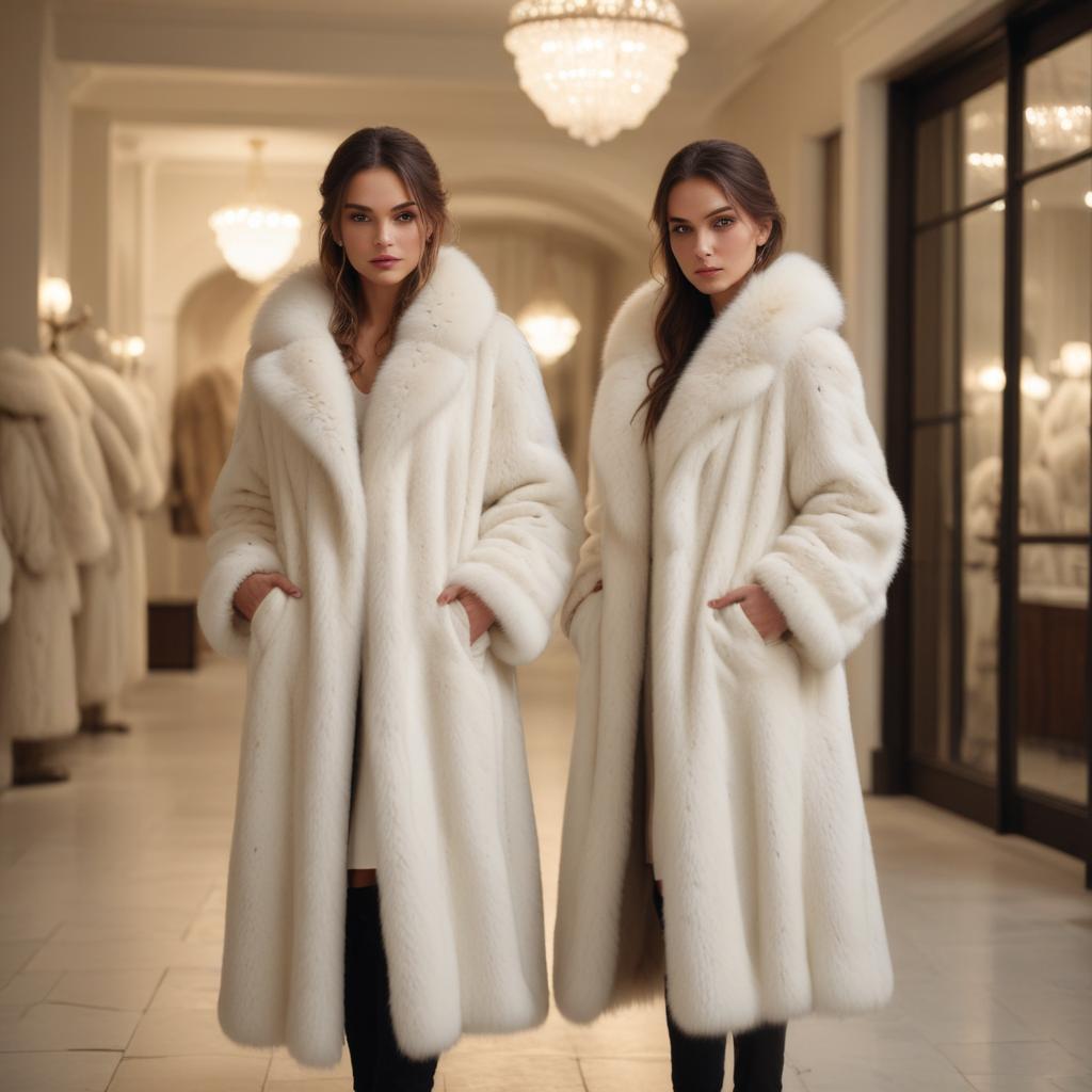 Итальянские шубы из белой рыси: фото и каталог моделей