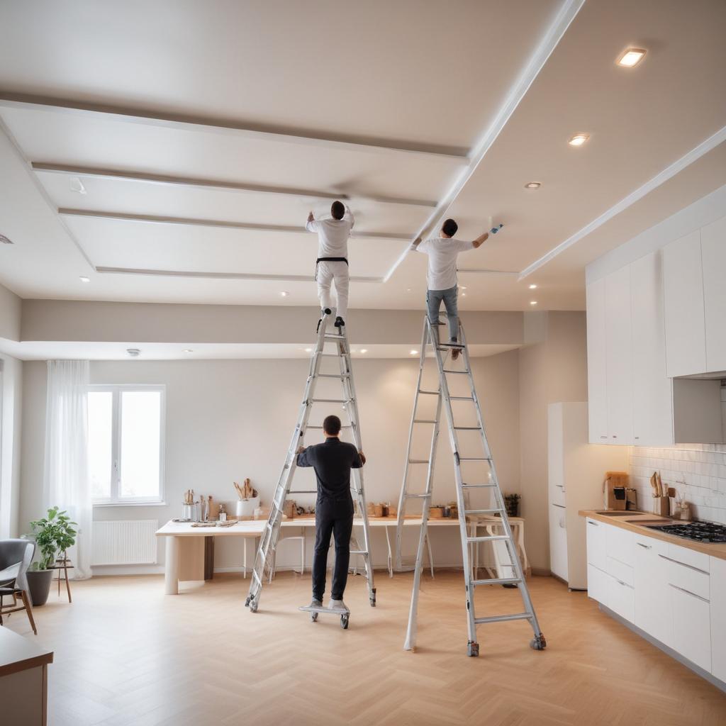 Натяжной потолок для кухни: ориентировочные цены за 1 м² и особенности установки