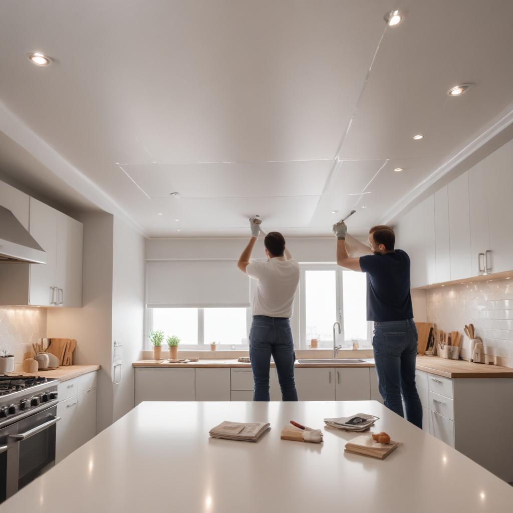 Натяжной потолок для кухни: ориентировочные цены за 1 м² и особенности установки - изображение 2